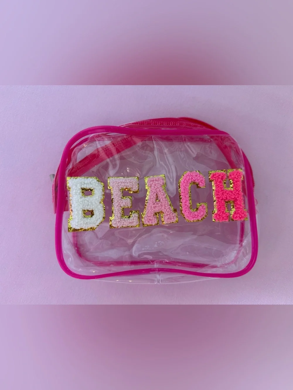 Clear Plastic Summer Beach Bag